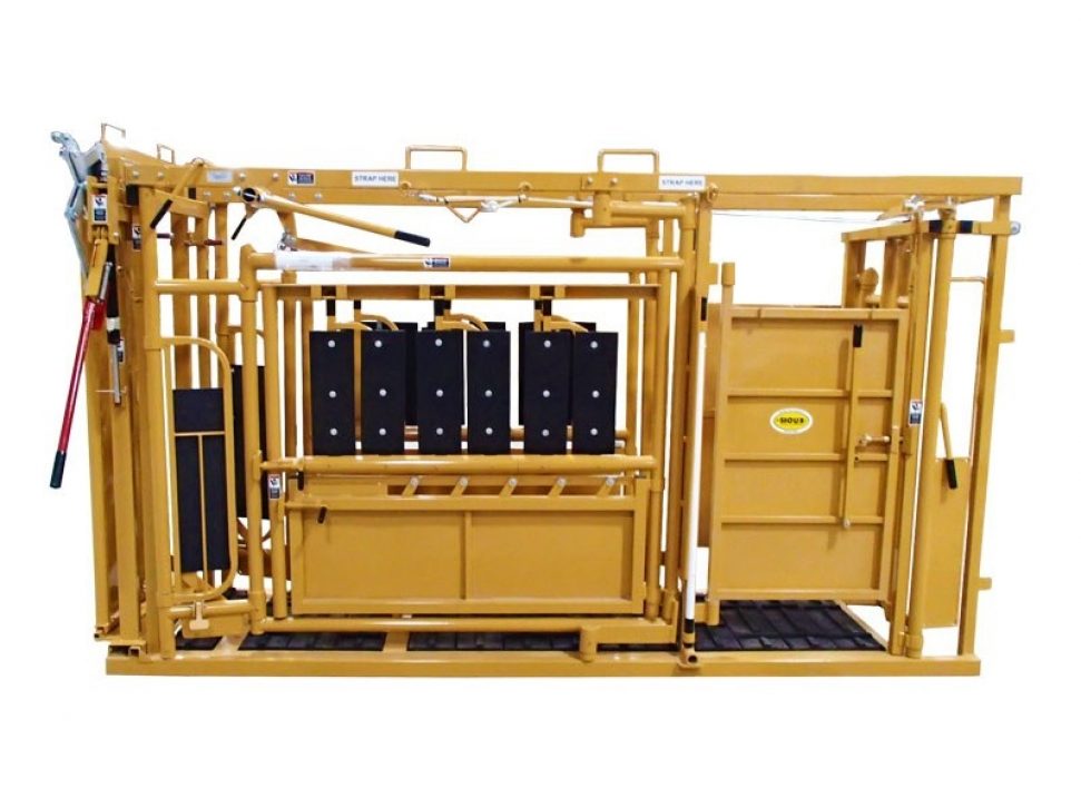 Sioux Steel Squeeze Chute With Manual Head Gate